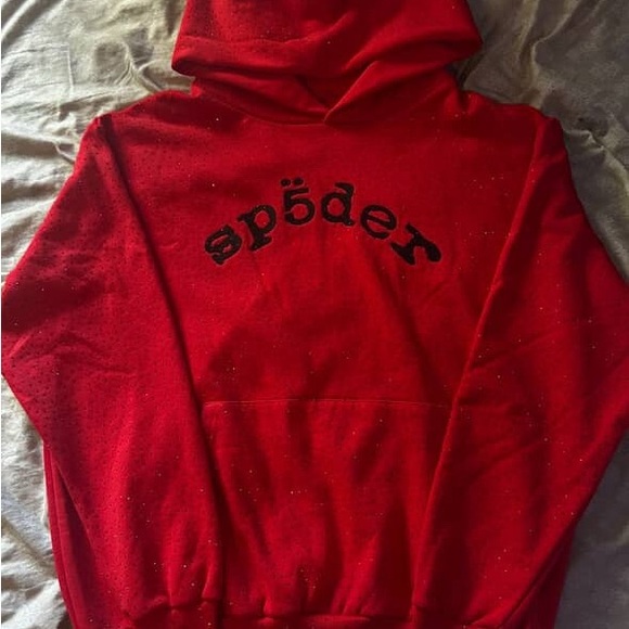 Red VVS Sp5der hoodie